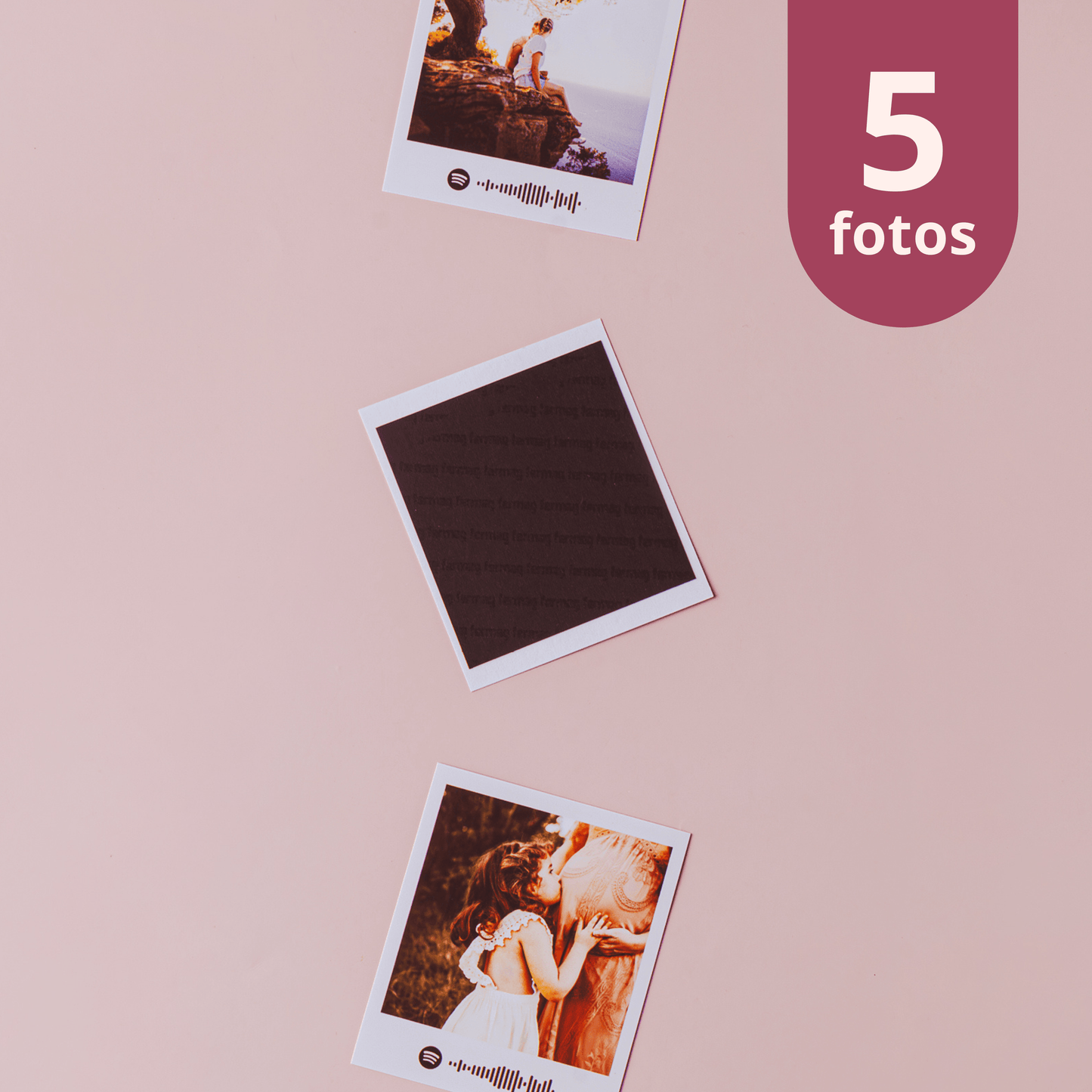 Fotos Ímã 7x8 com Código de Música (Kit com 5 Fotos) - Leão Fotos