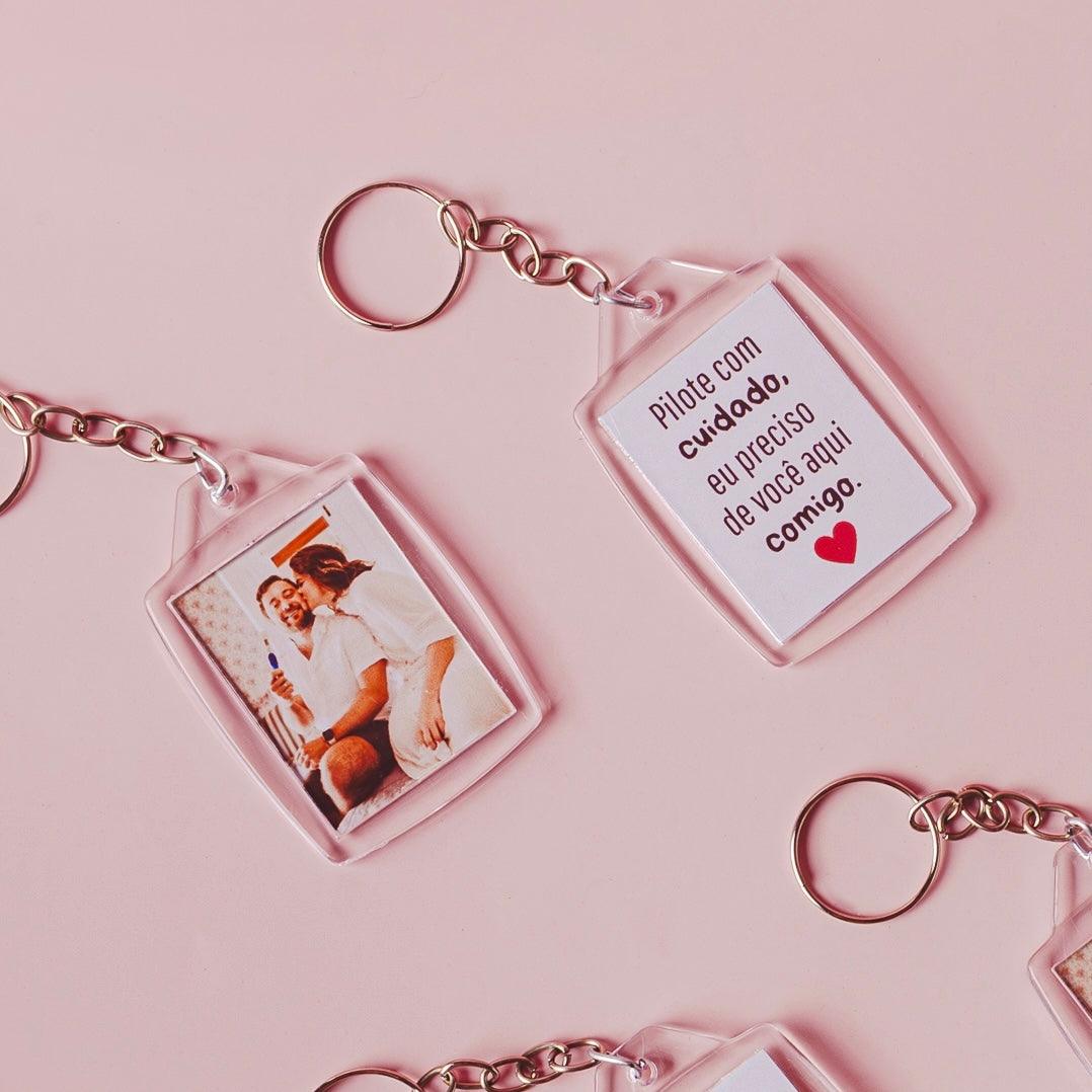 Chaveiro Pilote com Cuidado - Leão Fotos