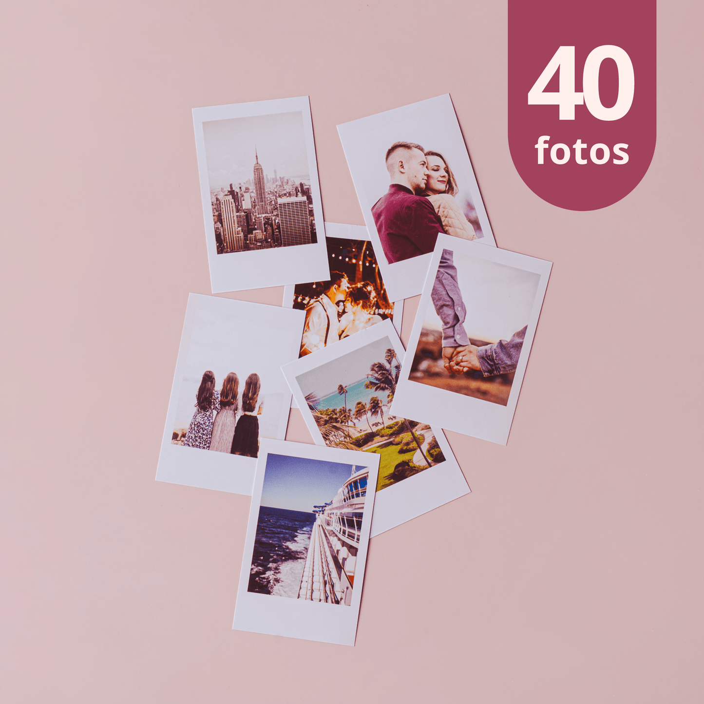 Fotos Padrão Instantânea 5x8 (Kit com 40 Fotos) - Leão Fotos