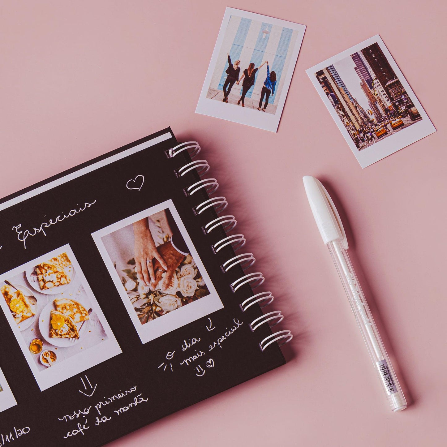 Caneta Gel Branca para Escrever em Álbum de Fotos - Leão Fotos