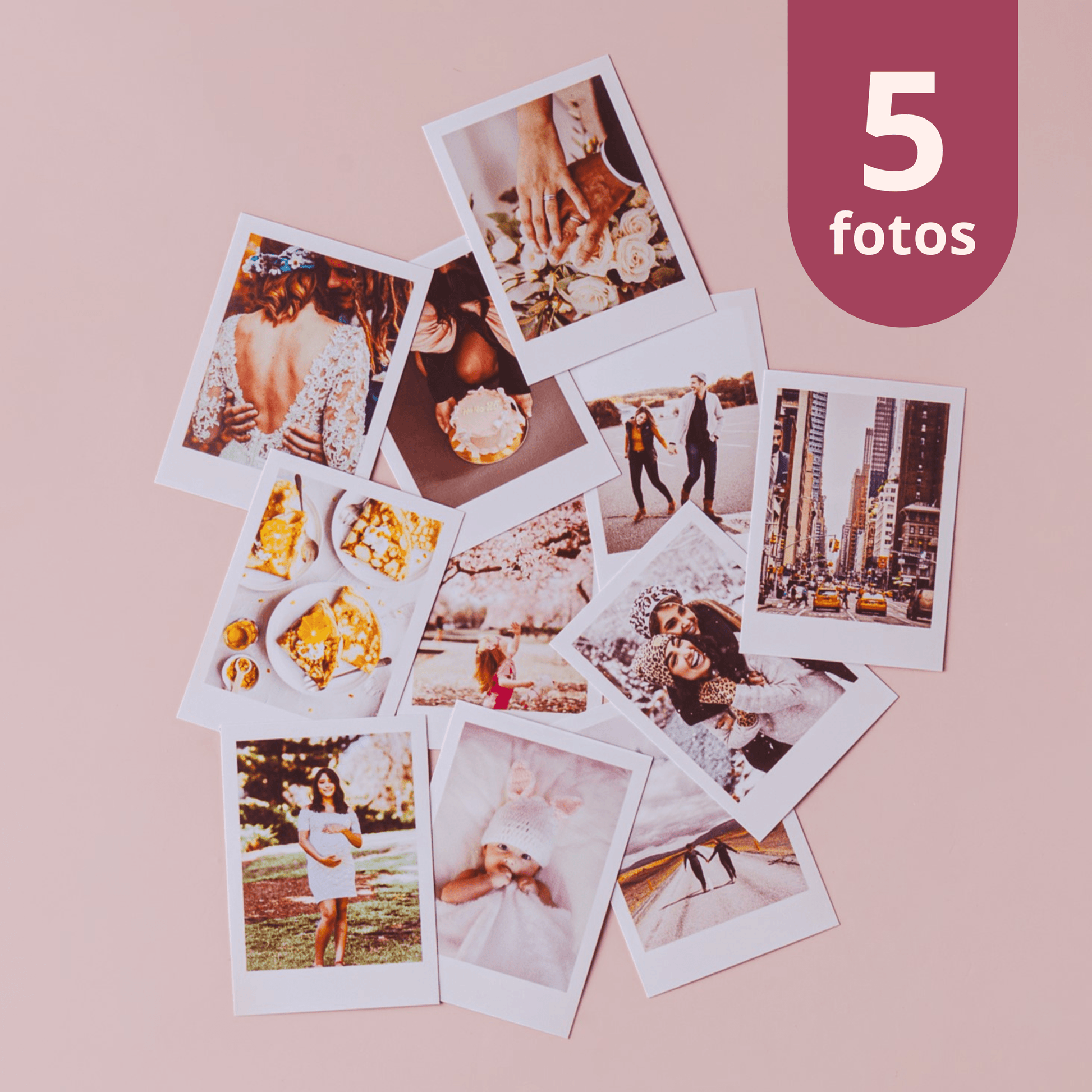 Fotos Mini 5x7 (Kit com 5 Fotos) - Leão Fotos