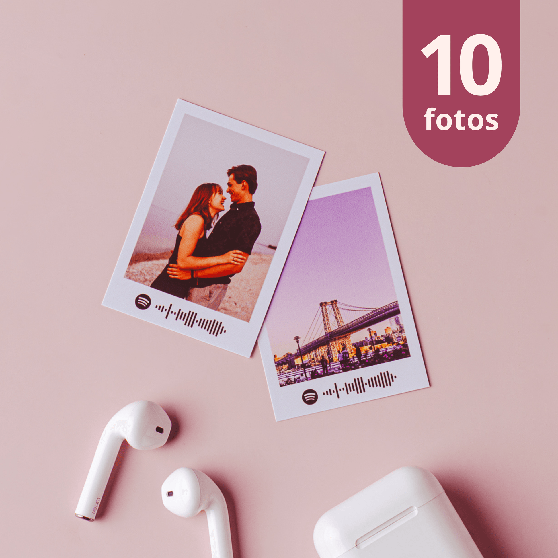 Fotos Mini com Código de Música (Kit com 10 Fotos) - Leão Fotos