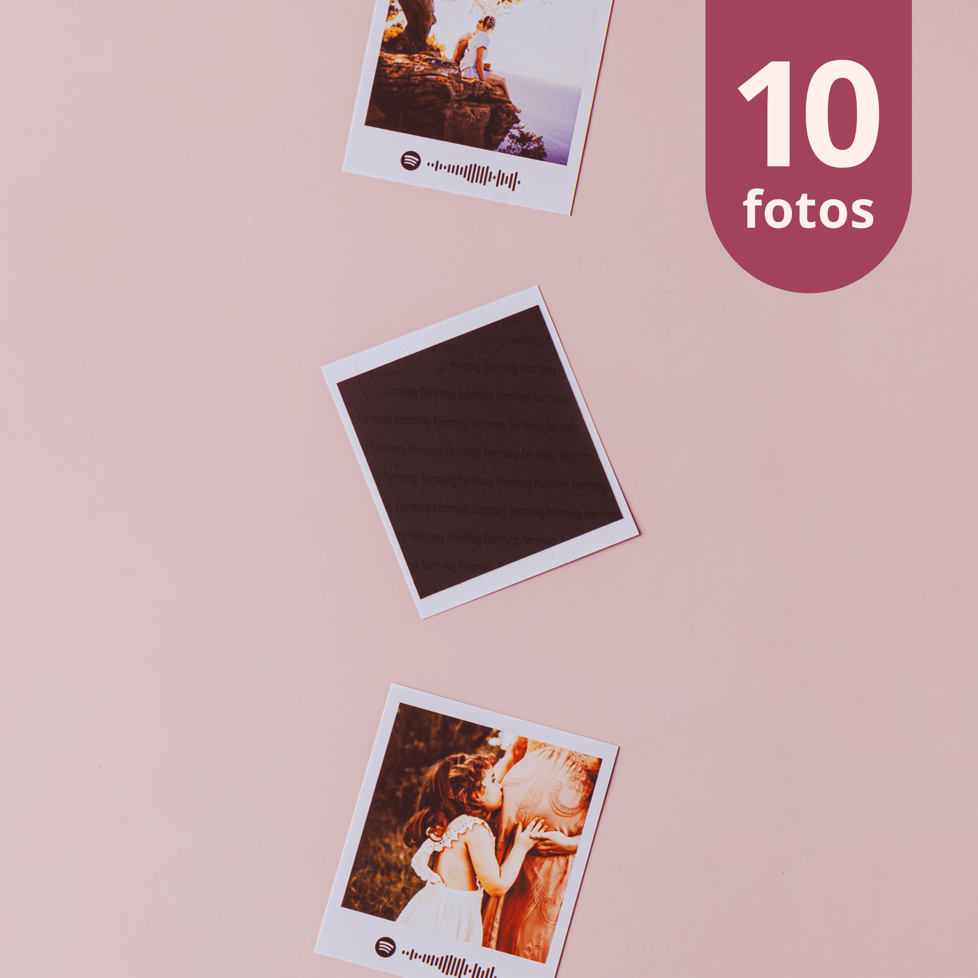 Fotos Ímã 7x8 com Código de Música (Kit com 10 Fotos) - Leão Fotos